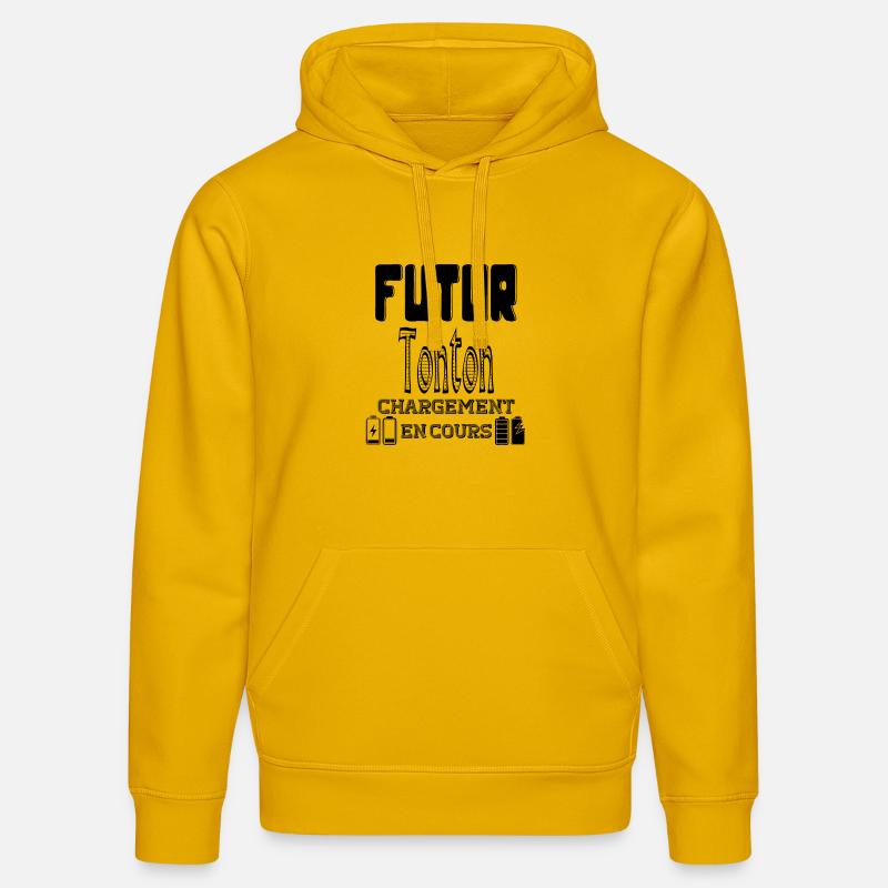 Future Uncle Loading In Progress - Stanley/Stella DRUMMER Unisex Organic Hoodie - spectra yellow