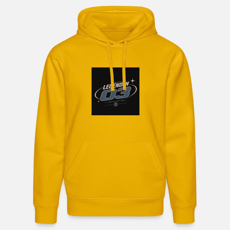 Legends 03 – Édition limitée - Sweat à capuche bio DRUMMER Stanley/Stella Unisexe - jaune spectre
