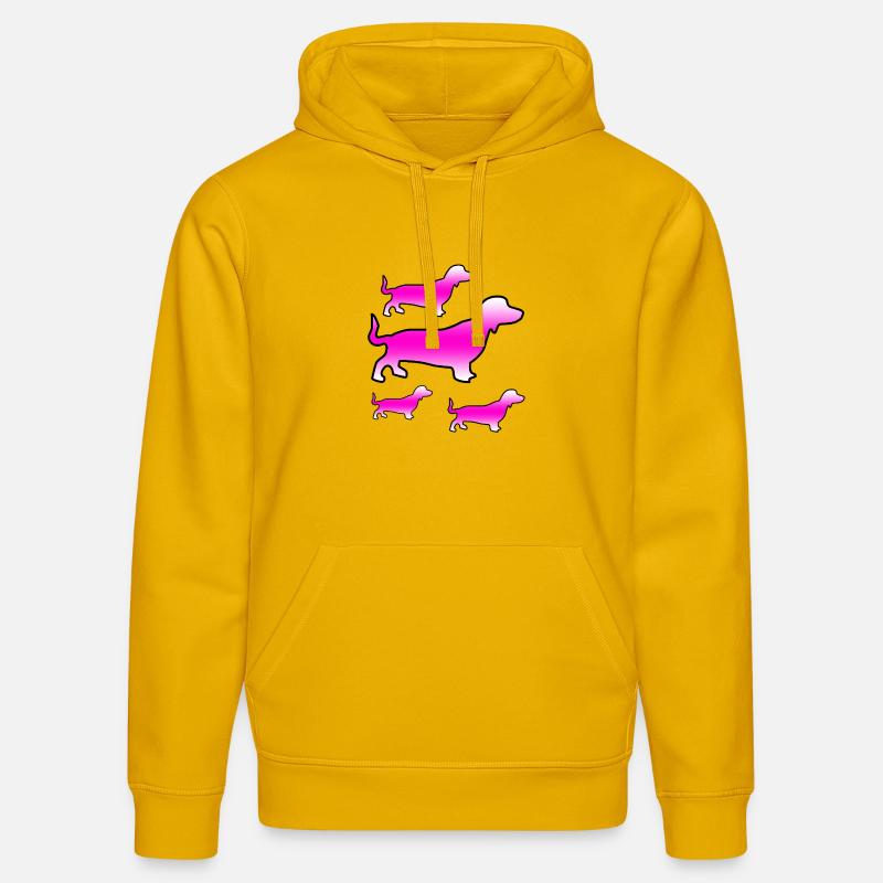 Teckel - Sweat à capuche bio DRUMMER Stanley/Stella Unisexe - jaune spectre