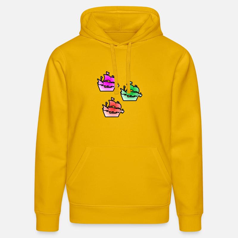 Voile - Sweat à capuche bio DRUMMER Stanley/Stella Unisexe - jaune spectre