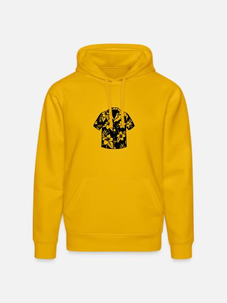Hawaiihemd - Stanley/Stella Unisex Bio-Hoodie DRUMMER  - Spektralgelb