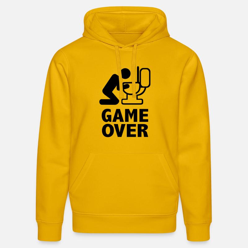 Alcool - Sweat à capuche bio DRUMMER Stanley/Stella Unisexe - jaune spectre