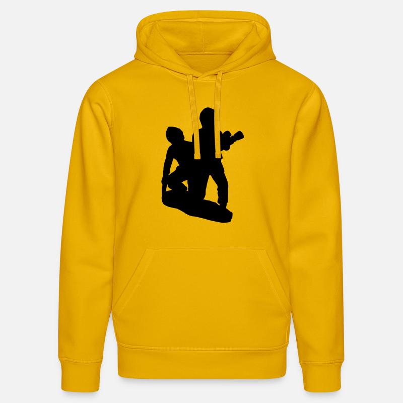 Pompier Equipe d'attaque BAT - Sweat à capuche bio DRUMMER Stanley/Stella Unisexe - jaune spectre