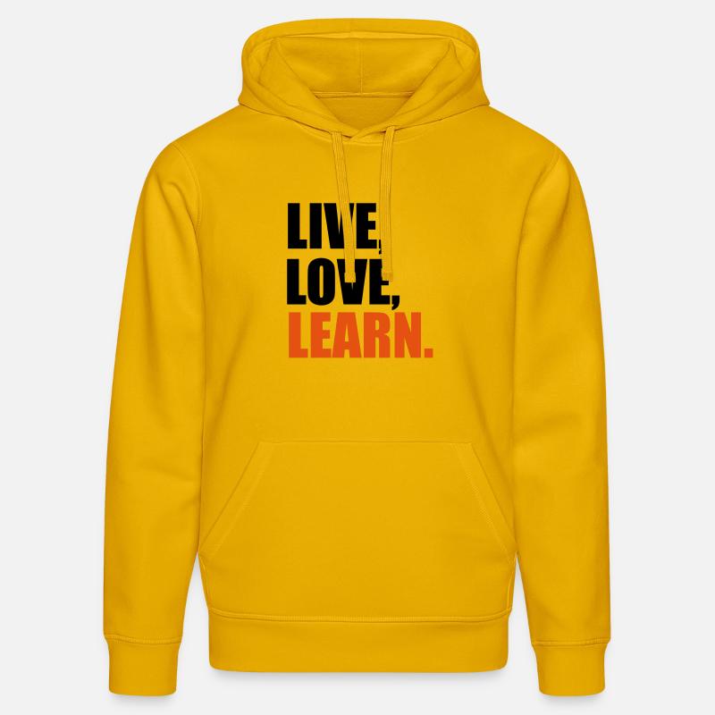 lernen - Stanley/Stella Unisex Bio-Hoodie DRUMMER  - Spektralgelb