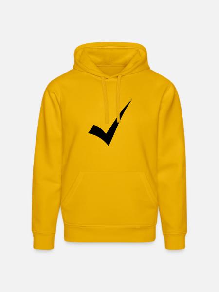 oui - Sweat à capuche bio DRUMMER Stanley/Stella Unisexe - jaune spectre