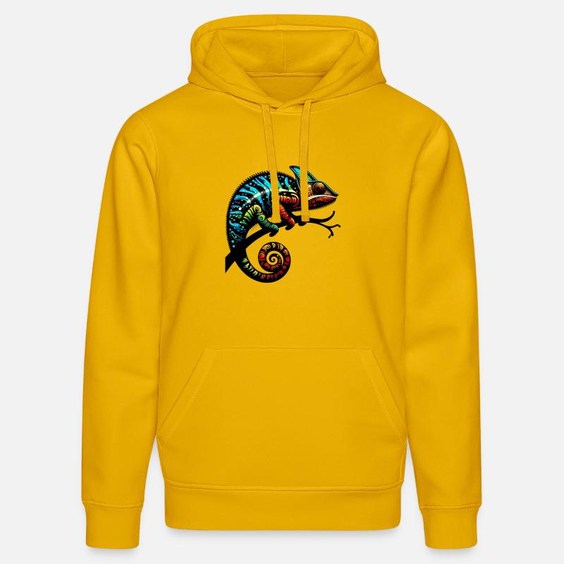 Caméléon - Sweat à capuche bio DRUMMER Stanley/Stella Unisexe - jaune spectre