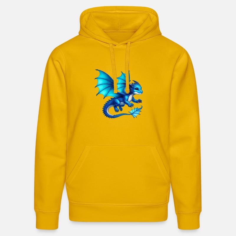 Dragon - Sweat à capuche bio DRUMMER Stanley/Stella Unisexe - jaune spectre