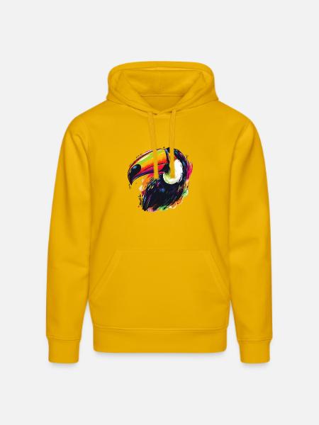 Toucan - Stanley/Stella DRUMMER Unisex Organic Hoodie - spectra yellow