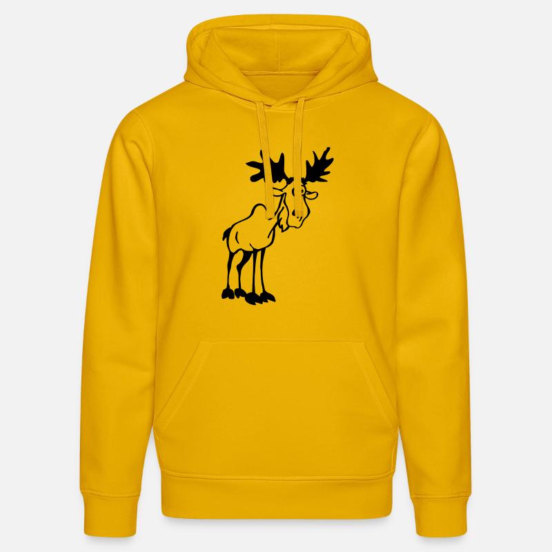 orignal drôle - Sweat à capuche bio DRUMMER Stanley/Stella Unisexe - jaune spectre