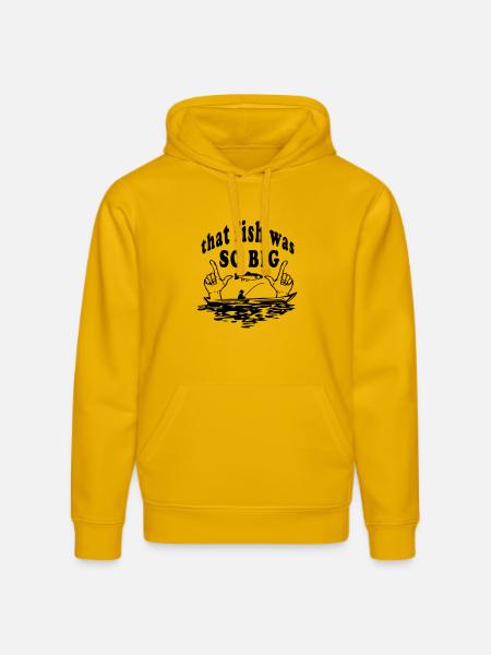 Fische Fischer - Stanley/Stella Unisex Bio-Hoodie DRUMMER - Spektralgelb