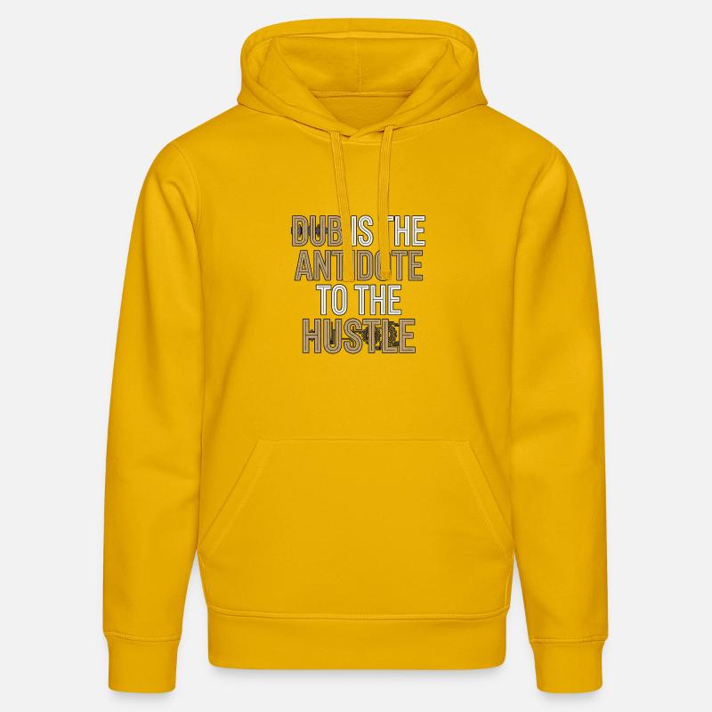 Dub Hustle - Sweat à capuche bio DRUMMER Stanley/Stella Unisexe - jaune spectre