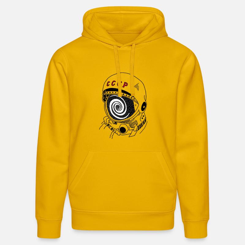 Rêve déçu de conquête spatiale - Sweat à capuche bio DRUMMER Stanley/Stella Unisexe - jaune spectre