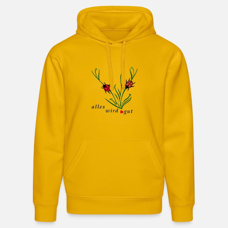 Alles wird gut - Stanley/Stella Unisex Bio-Hoodie DRUMMER - Spektralgelb