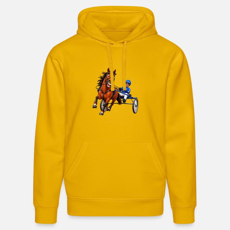 Trotteur Rieur - Sweat à capuche bio DRUMMER Stanley/Stella Unisexe - jaune spectre