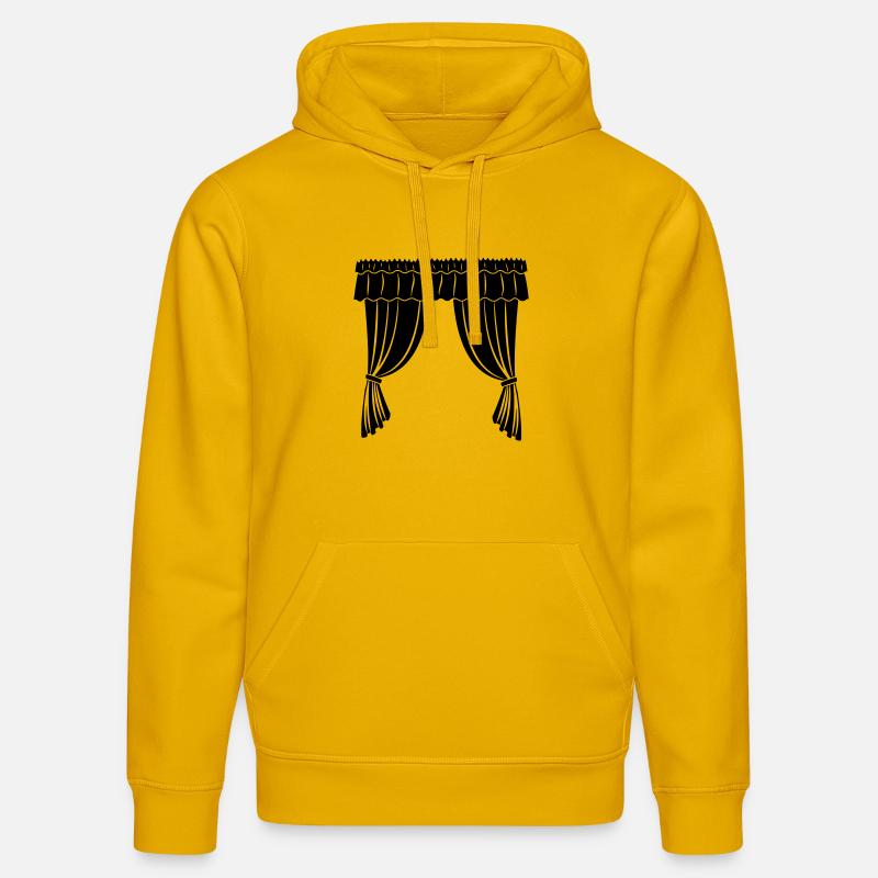 Vorhänge Theater oder Geschäft - Stanley/Stella Unisex Bio-Hoodie DRUMMER  - Spektralgelb