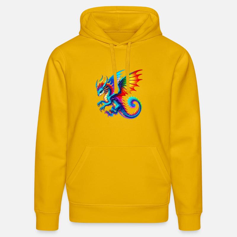 Dragon - Sweat à capuche bio DRUMMER Stanley/Stella Unisexe - jaune spectre