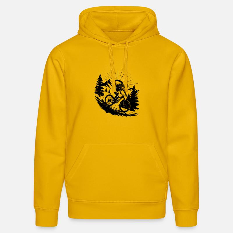 VTT VTT - Sweat à capuche bio DRUMMER Stanley/Stella Unisexe - jaune spectre