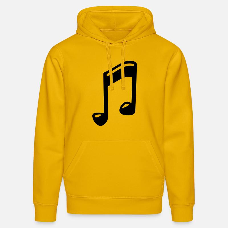 note - Stanley/Stella Unisex Bio-Hoodie DRUMMER  - Spektralgelb