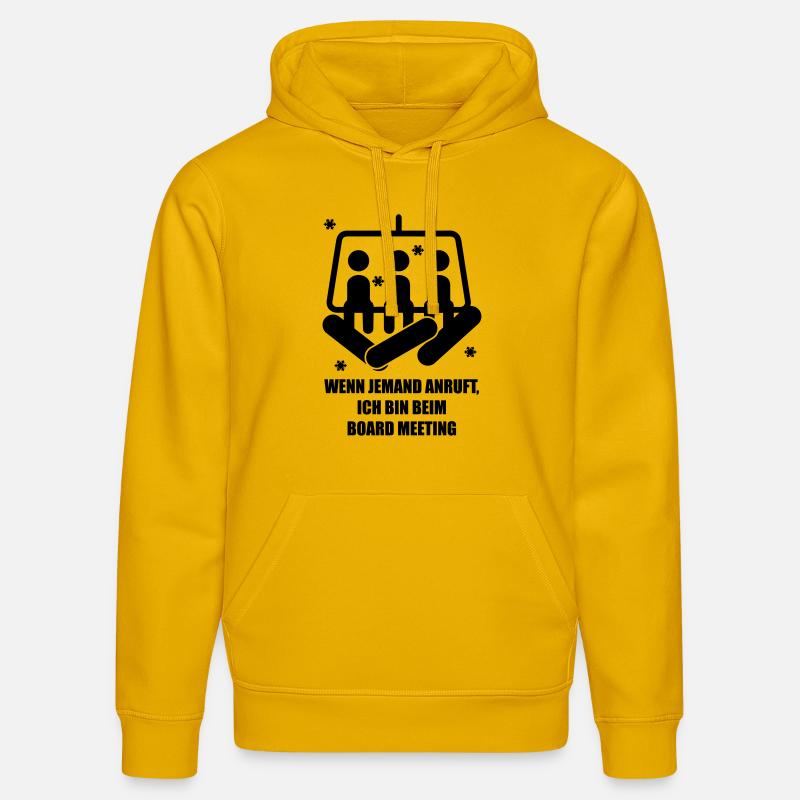 snowboard - Sweat à capuche bio DRUMMER Stanley/Stella Unisexe - jaune spectre