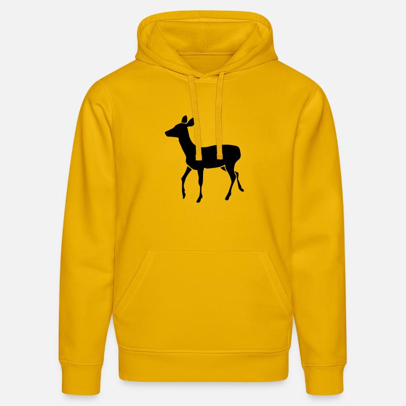 Biche - Sweat à capuche bio DRUMMER Stanley/Stella Unisexe - jaune spectre