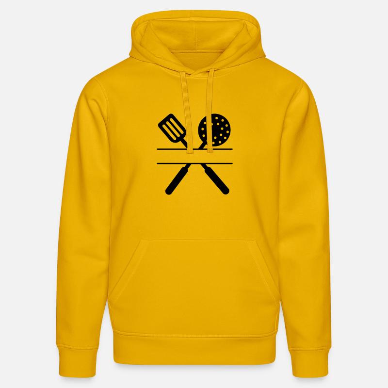 Outils de cuisson croisés - Sweat à capuche bio DRUMMER Stanley/Stella Unisexe - jaune spectre