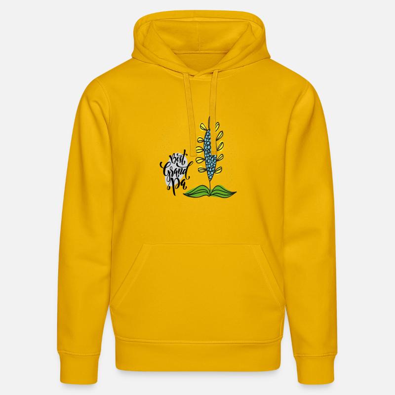 Papi - Sweat à capuche bio DRUMMER Stanley/Stella Unisexe - jaune spectre