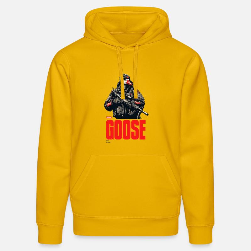 Nom de code Goose - Sweat à capuche bio DRUMMER Stanley/Stella Unisexe - jaune spectre