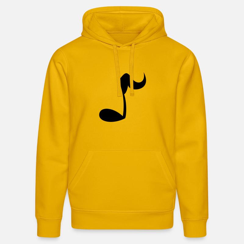 Note - Sweat à capuche bio DRUMMER Stanley/Stella Unisexe - jaune spectre