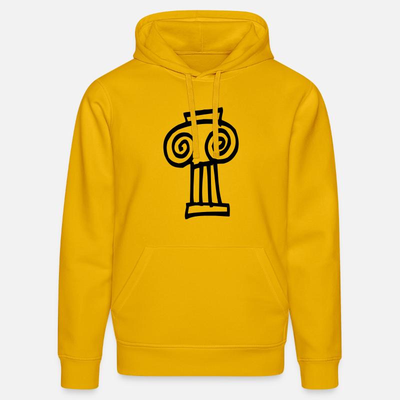 Griechische Säule 2 - Stanley/Stella Unisex Bio-Hoodie DRUMMER  - Spektralgelb