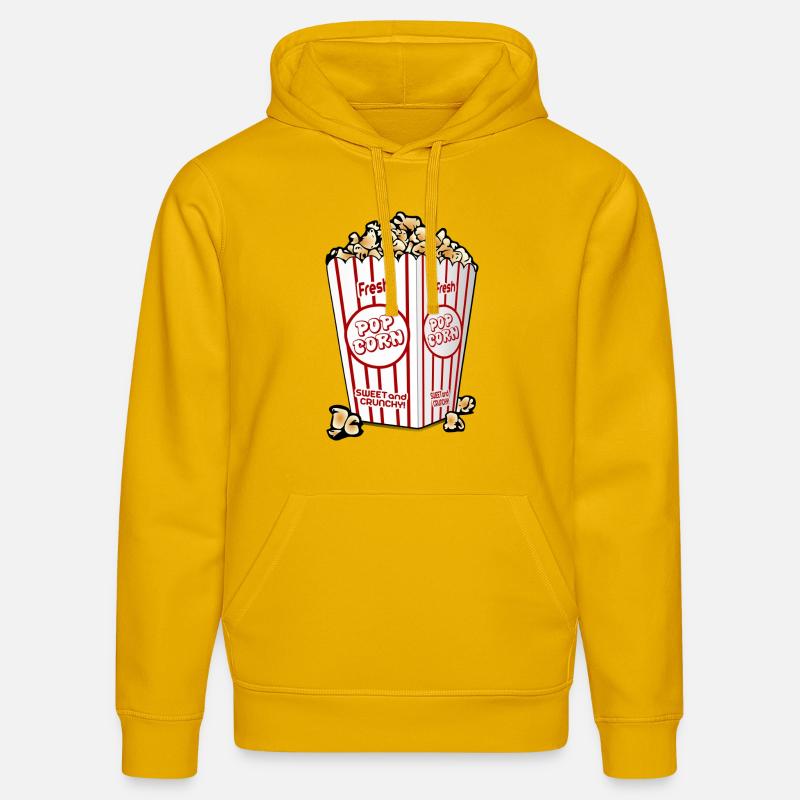 pop-corn - Sweat à capuche bio DRUMMER Stanley/Stella Unisexe - jaune spectre