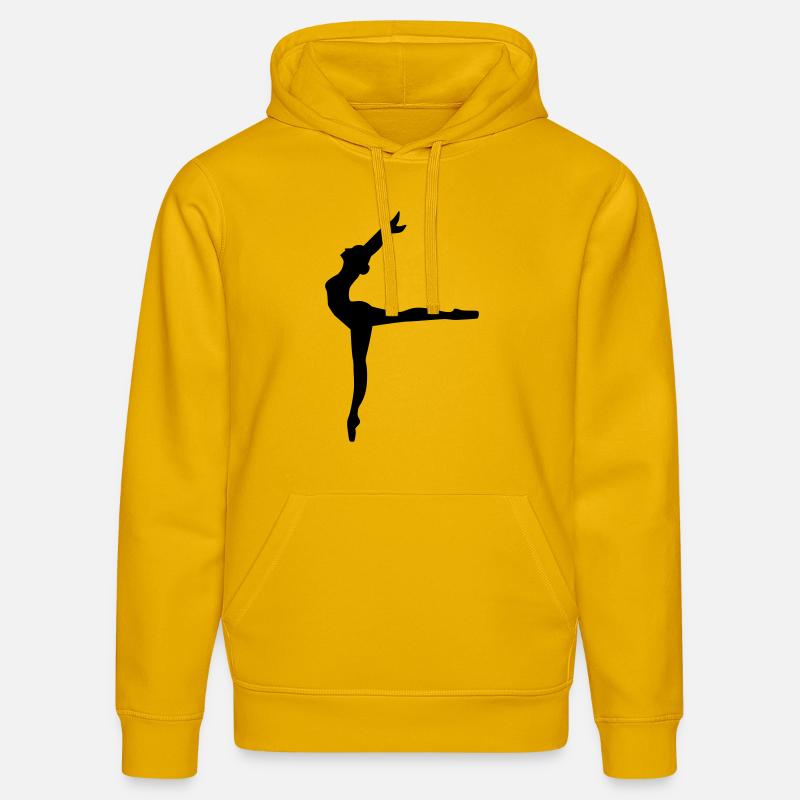 Ballet - Sweat à capuche bio DRUMMER Stanley/Stella Unisexe - jaune spectre