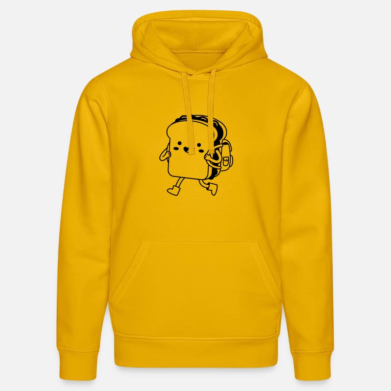 Sandwich Kawaii - Sweat à capuche bio DRUMMER Stanley/Stella Unisexe - jaune spectre