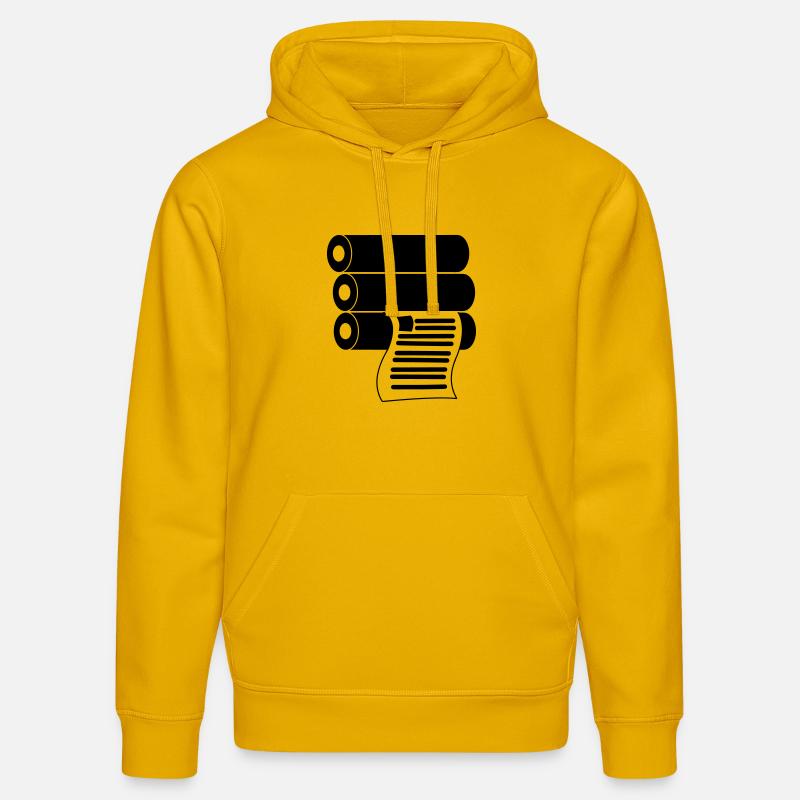 Impression du logo - Sweat à capuche bio DRUMMER Stanley/Stella Unisexe - jaune spectre