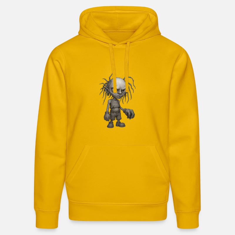 Grumpy Grom (Outcast Edition) - Sweat à capuche bio DRUMMER Stanley/Stella Unisexe - jaune spectre