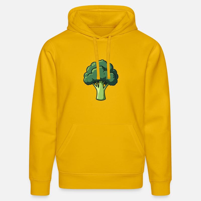 Brocoli - Sweat à capuche bio DRUMMER Stanley/Stella Unisexe - jaune spectre