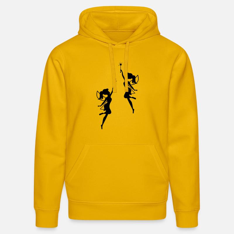 feen_01 - Sweat à capuche bio DRUMMER Stanley/Stella Unisexe - jaune spectre
