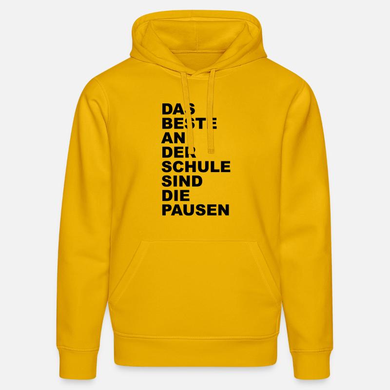 Das Beste der Schule - Stanley/Stella Unisex Bio-Hoodie DRUMMER  - Spektralgelb