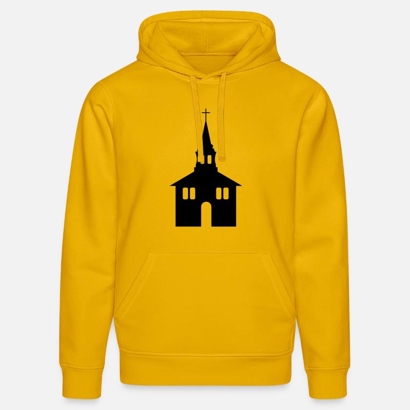 kirche - Sweat à capuche bio DRUMMER Stanley/Stella Unisexe - jaune spectre