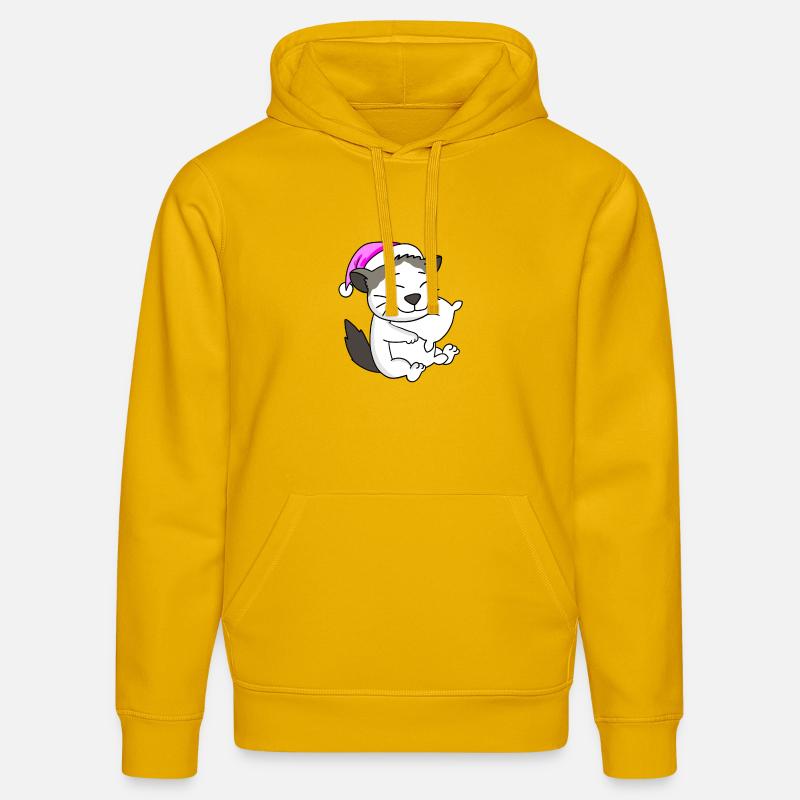 Chat race Ragdoll - Sweat à capuche bio DRUMMER Stanley/Stella Unisexe - jaune spectre