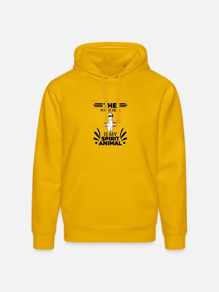 Polar Bear Polar Bear Bear - Stanley/Stella DRUMMER Unisex Organic Hoodie - spectra yellow