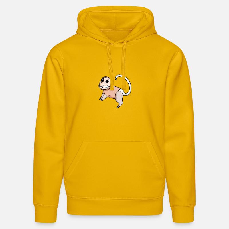 Proboscis Singe Singe Singe - Sweat à capuche bio DRUMMER Stanley/Stella Unisexe - jaune spectre