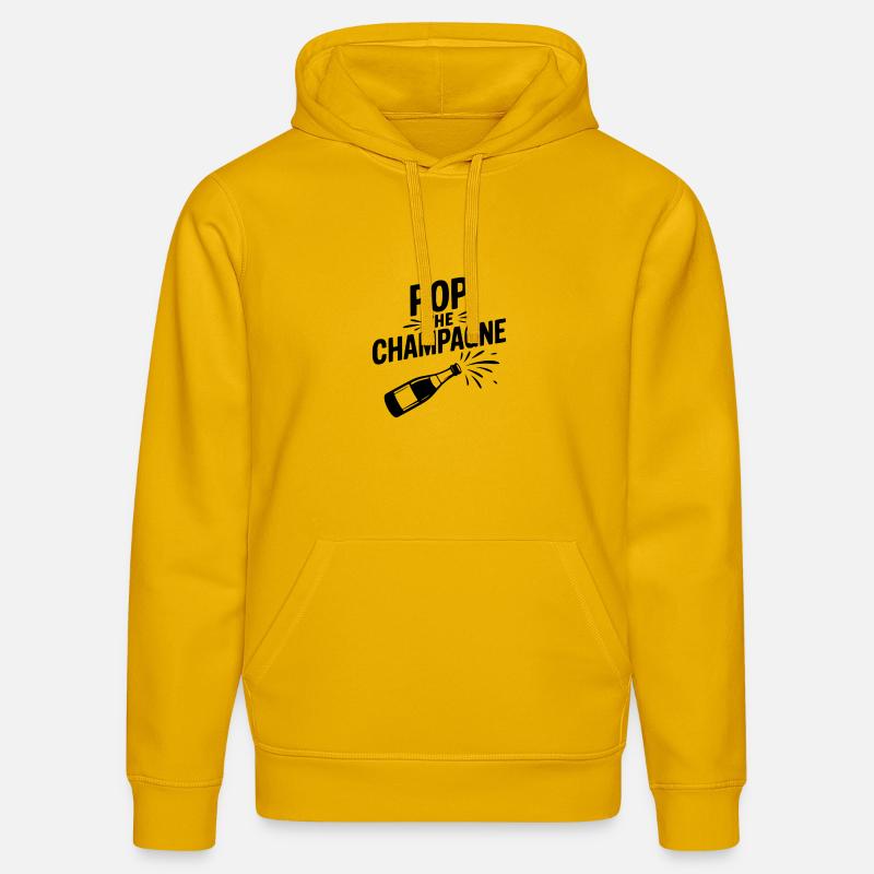 Faites éclater le - Sweat à capuche bio DRUMMER Stanley/Stella Unisexe - jaune spectre