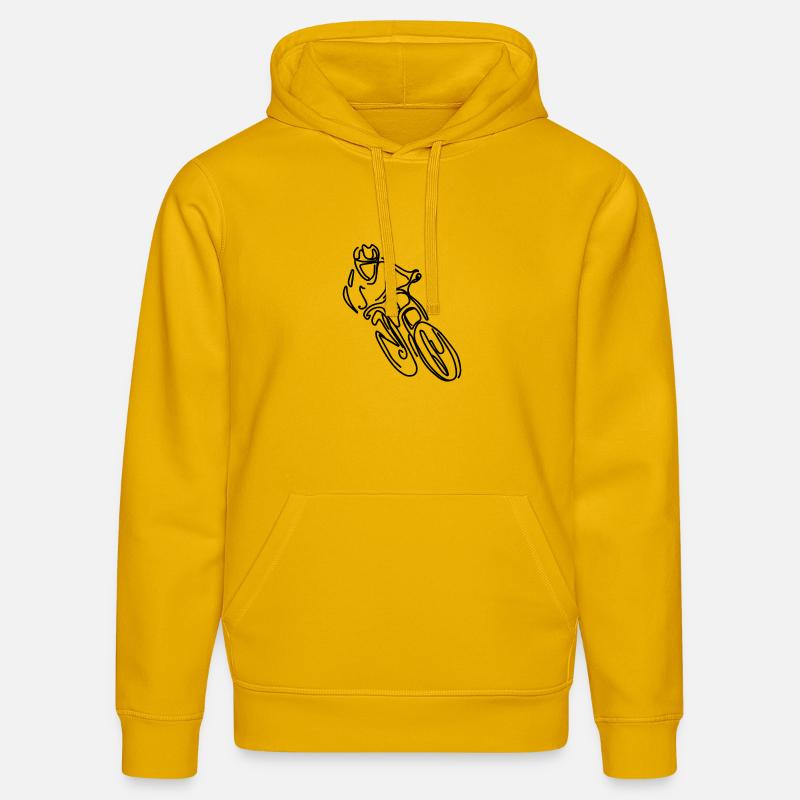 VTT Descente - Sweat à capuche bio DRUMMER Stanley/Stella Unisexe - jaune spectre