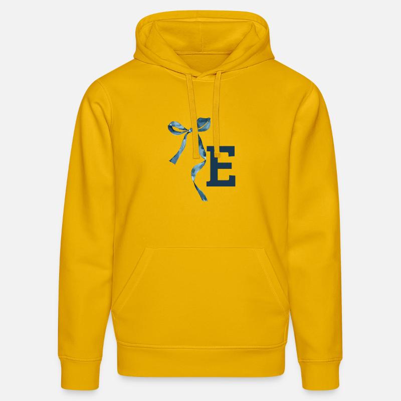 Monogramme e idée cadeau  - Sweat à capuche bio DRUMMER Stanley/Stella Unisexe - jaune spectre
