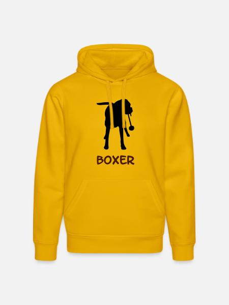 Boxer_2_cb - Stanley/Stella Unisex Bio-Hoodie DRUMMER - Spektralgelb