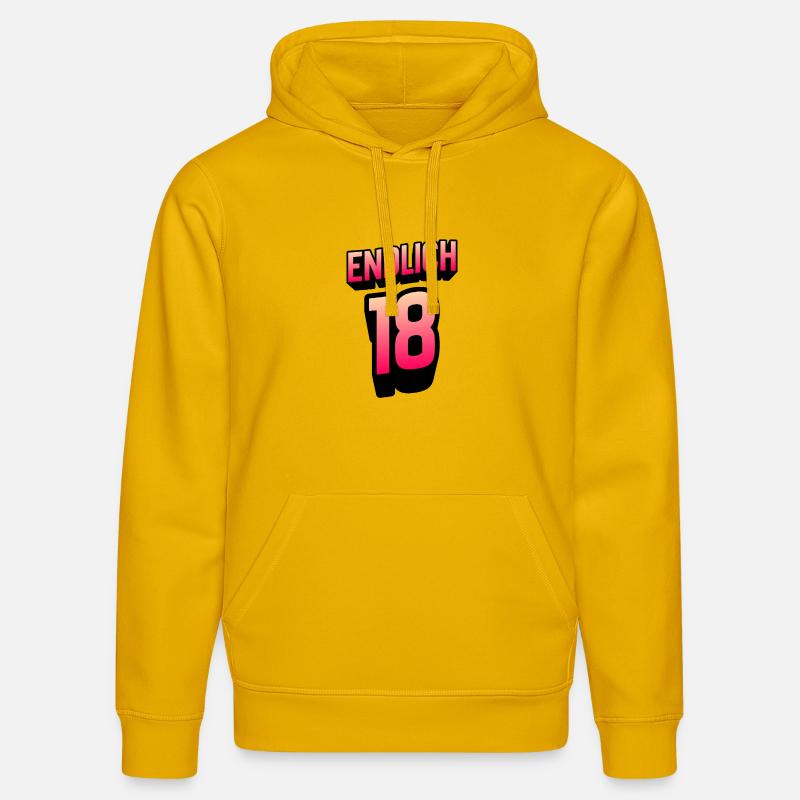 Endlich 18 Gradient Neon - Stanley/Stella Unisex Bio-Hoodie DRUMMER - Spektralgelb