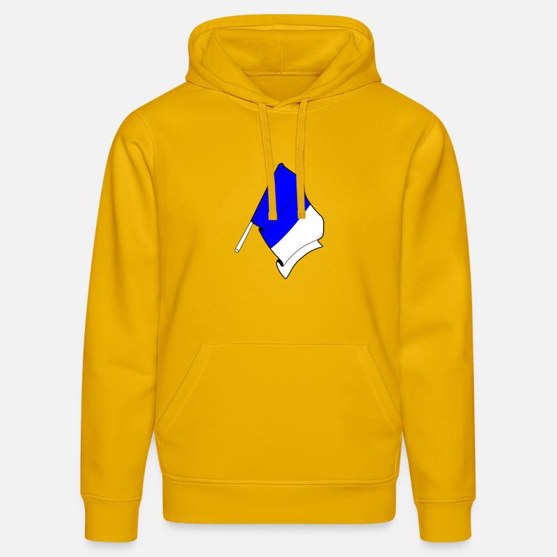 Fiers de Spa - Sweat à capuche bio DRUMMER Stanley/Stella Unisexe - jaune spectre