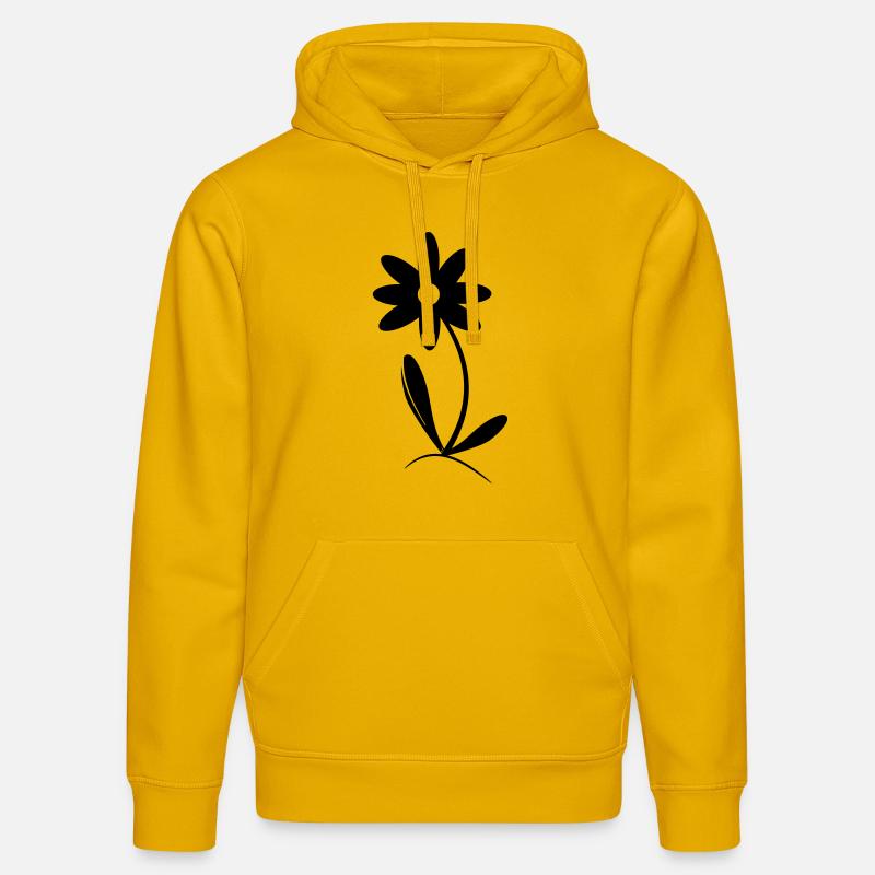Blume Blümchen - Stanley/Stella Unisex Bio-Hoodie DRUMMER  - Spektralgelb