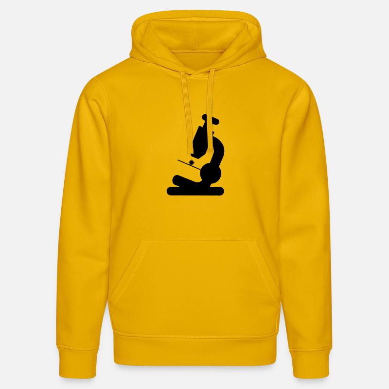 Microscope - Sweat à capuche bio DRUMMER Stanley/Stella Unisexe - jaune spectre