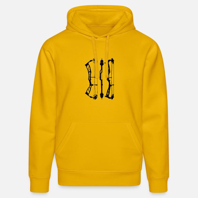 EliteBasin_Plan - Sweat à capuche bio DRUMMER Stanley/Stella Unisexe - jaune spectre